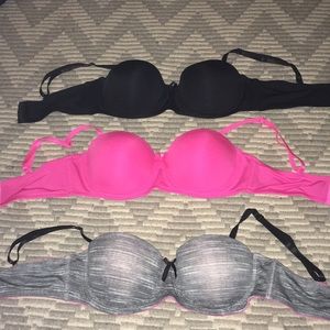 3 “always a flirt” bras